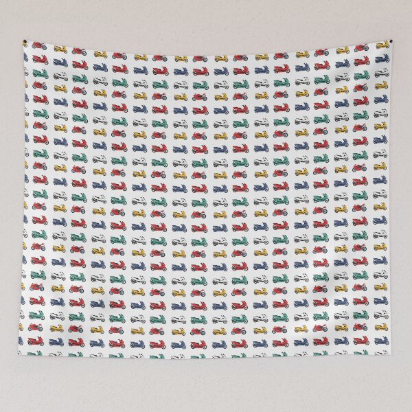 Item preview, Colorful motorcycles for lovers of speed designed and sold by huape.