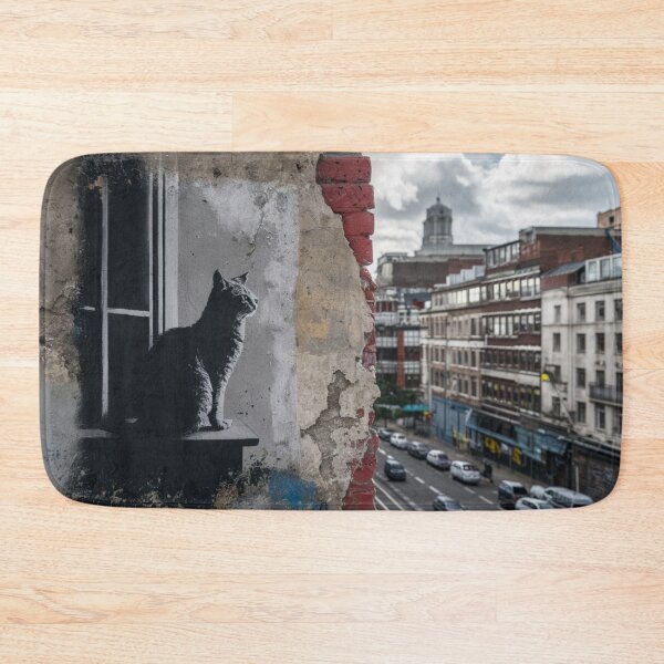 Item preview, Cat Stencil Graffiti designed and sold by Bomax121.