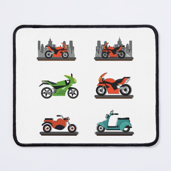 Item preview, Colorful motorcycles for lovers of speed designed and sold by huape.