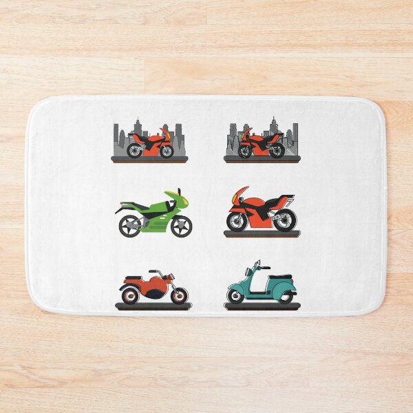 Item preview, Colorful motorcycles for lovers of speed designed and sold by huape.