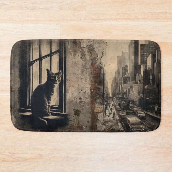 Item preview, Cat Stencil Graffiti designed and sold by Bomax121.
