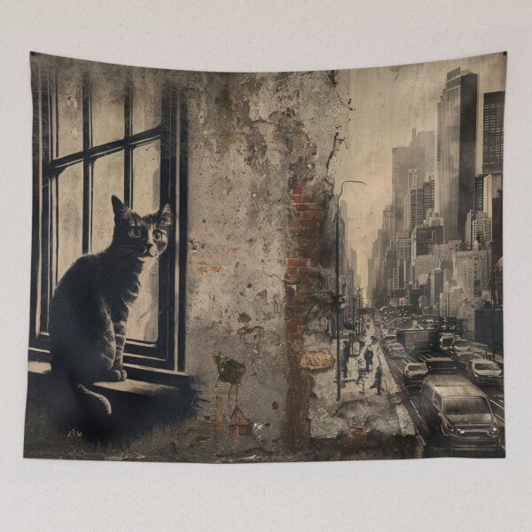 Item preview, Cat Stencil Graffiti designed and sold by Bomax121.