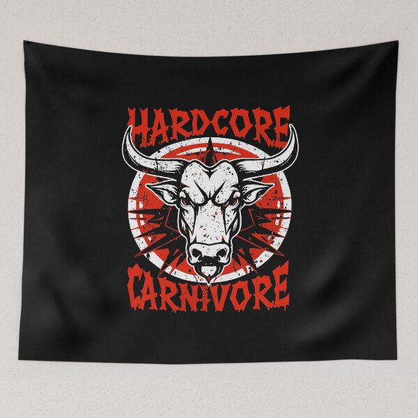 Item preview, Hardcore Carnivore Barbecue BBQ lover meat steak grill designed and sold by w1ckerman.
