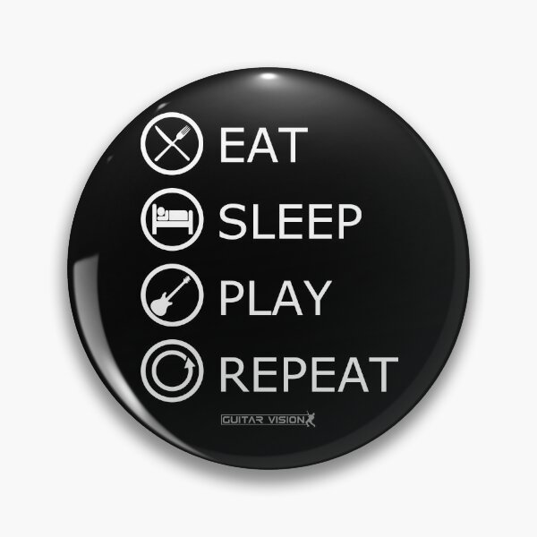 Item preview, Eat, sleep, play guitar, repeat designed and sold by WeiderMerch.