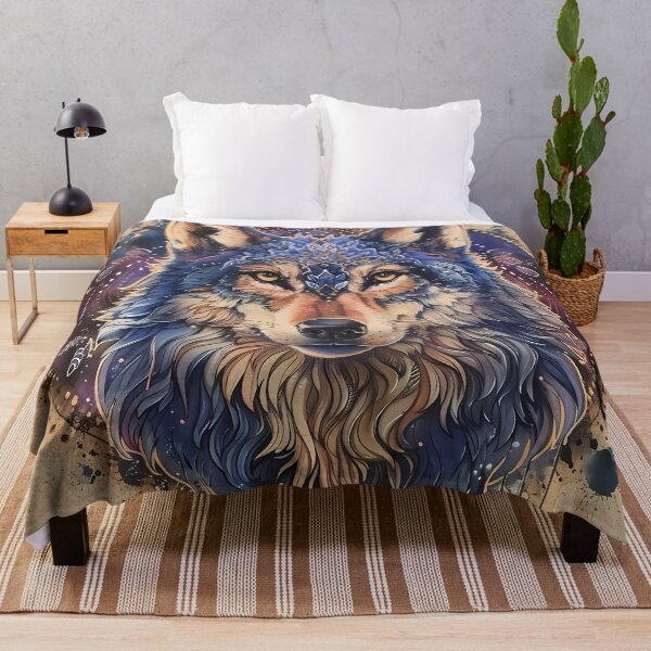 Item preview, Mandala - Wolf designed and sold by aleibanez.