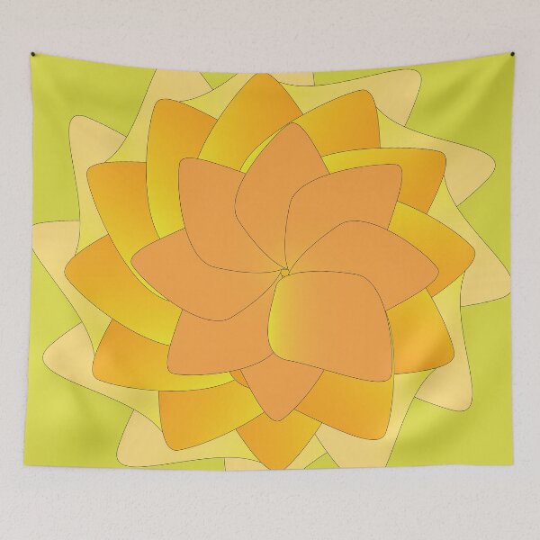 Item preview, Vibrant Orange and Yellow Flower designed and sold by SpectraScope.