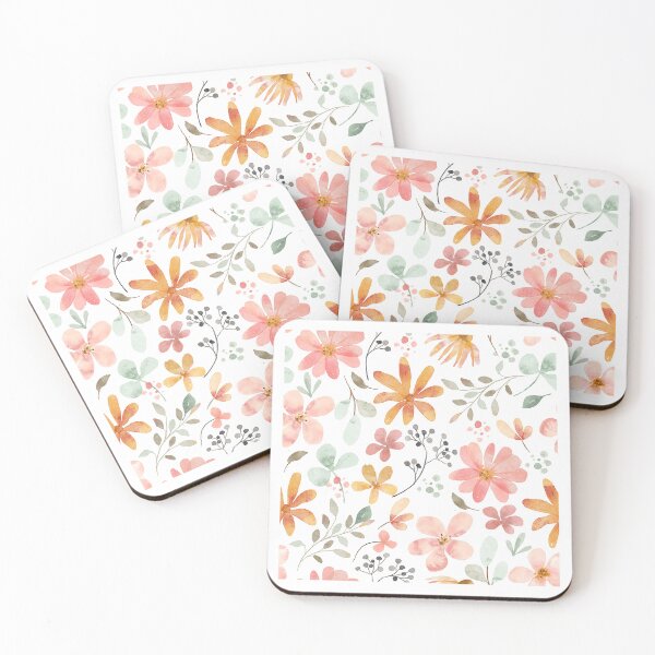 Item preview, a pattern of flowers and leaves designed and sold by Enga6.
