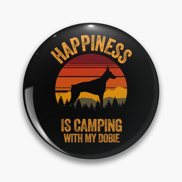 Item preview, Vintage Country Happiness Is Camping With My Dobie designed and sold by Guarddogdrive.