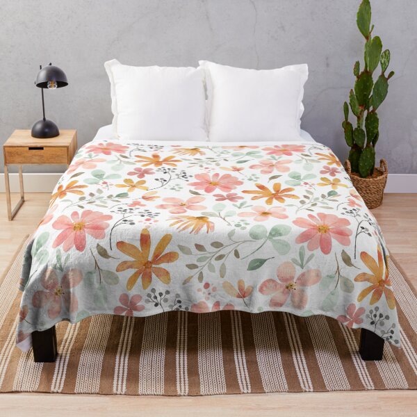 Item preview, a pattern of flowers and leaves designed and sold by Enga6.
