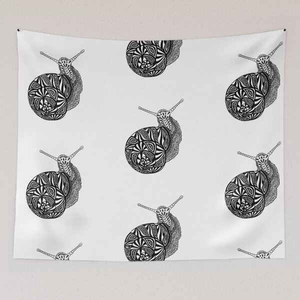 Item preview, black and white snail coloring page designed and sold by Tetiana Pohurska.