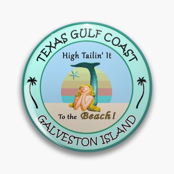 Item preview, Texas Gulf Coast - Galveston Island * Mermaid * designed and sold by MoxyMermaid.