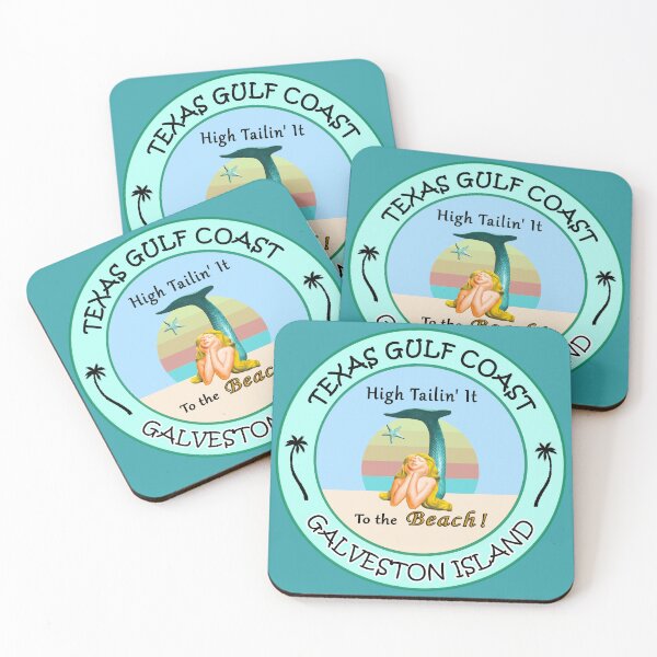 Item preview, Texas Gulf Coast - Galveston Island * Mermaid * designed and sold by MoxyMermaid.