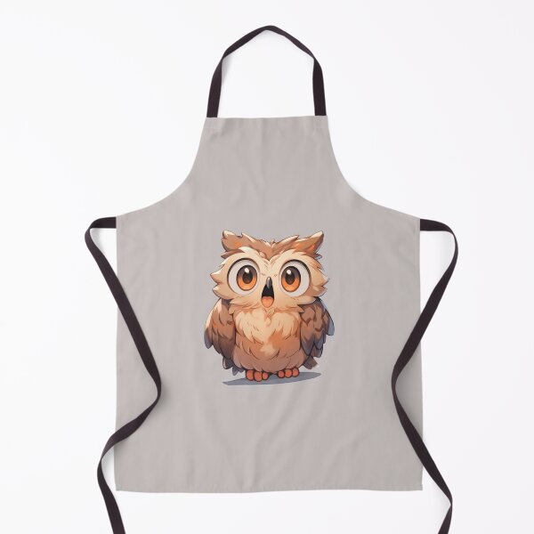 Item preview, Cute Kawaii Surprised Anime Owl designed and sold by CozyKawaiiArt.