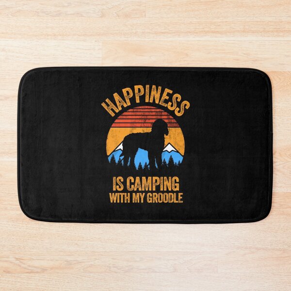 Item preview, Vintage Retro Happiness Is Camping With My Groodle designed and sold by Guarddogdrive.