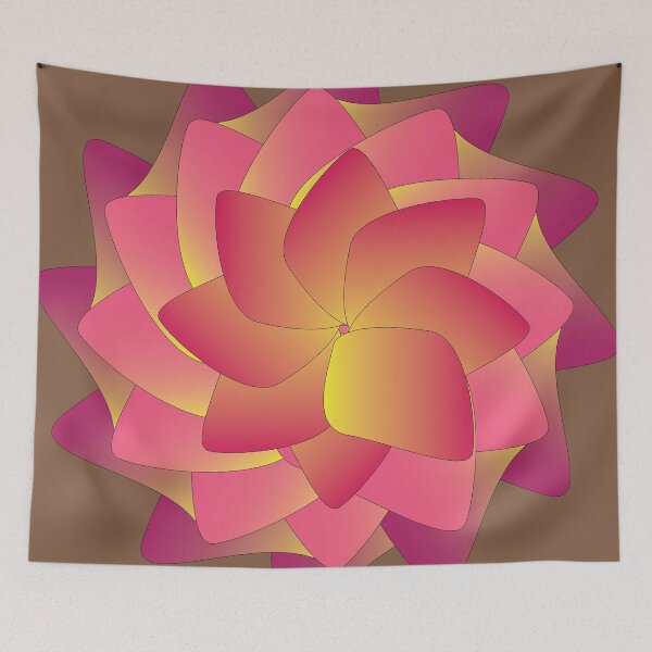 Item preview, Pink and yellow Flower designed and sold by SpectraScope.