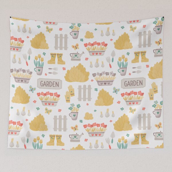 Item preview, Cartoon Garden seamless pattern. Flowers. designed and sold by Nattalu.