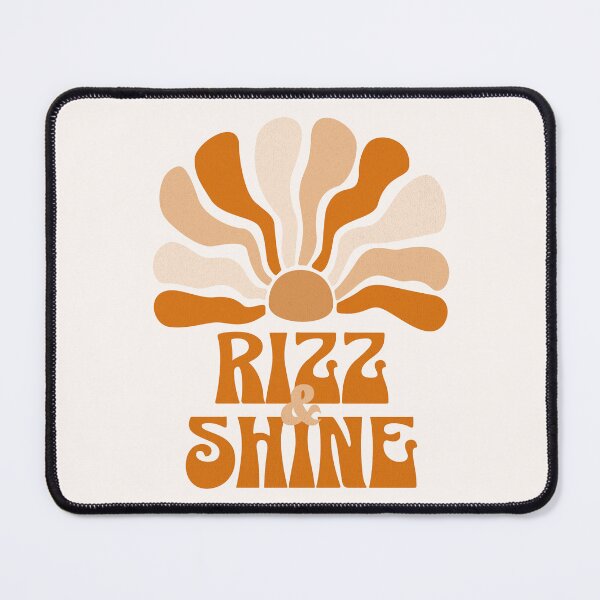 Artikelvorschau, Orange & Pfirsich Rizz & Shine Groovy Wavy Sun entworfen und verkauft von darkskydelights.