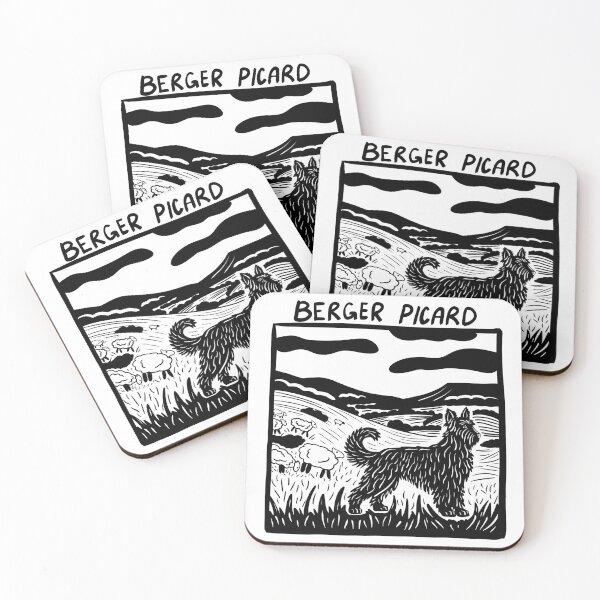 Item preview, Berger Picard Stamp Art designed and sold by BrinaDraws.