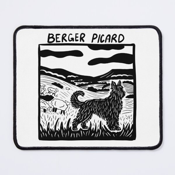 Item preview, Berger Picard Stamp Art designed and sold by BrinaDraws.