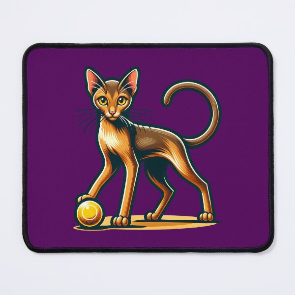 Item preview, Tan Chausie Playing With a Ball designed and sold by MGRcompany.