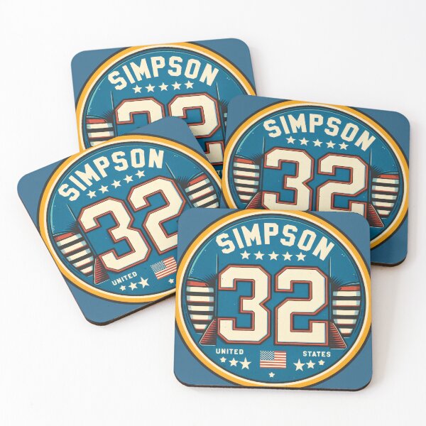 Item preview, O. J. Simpson 32 Tribute Logo (OJ Simpson) designed and sold by EdGraphy.