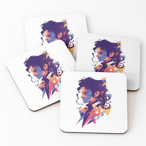 Item preview, Colorful Silhouette of a Legend - Pop Music designed and sold by Fenay Designs.
