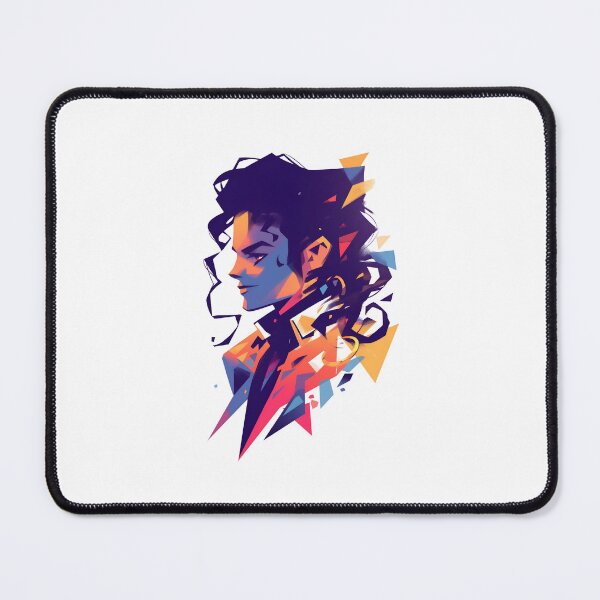 Item preview, Colorful Silhouette of a Legend - Pop Music designed and sold by Fenay Designs.
