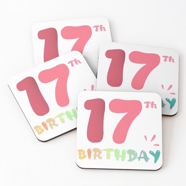 Item preview, Happy 17th Birthday designed and sold by SimpleP.