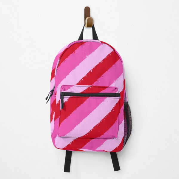 Item preview, Pink and Red Diagonal Stripes designed and sold by OneThreeSix.