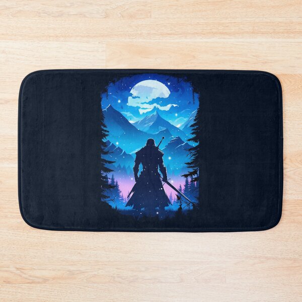 Item preview, Lone Warrior on a Mystical Night - Witcher designed and sold by Fenay Designs.