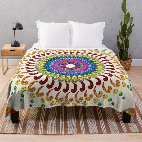 Item preview, Colorful Mandala on Cream designed and sold by JaygiesDesign.
