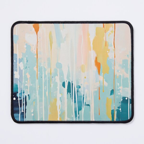 Item preview, Abstract Painted Turquoise Orange designed and sold by Cato99.