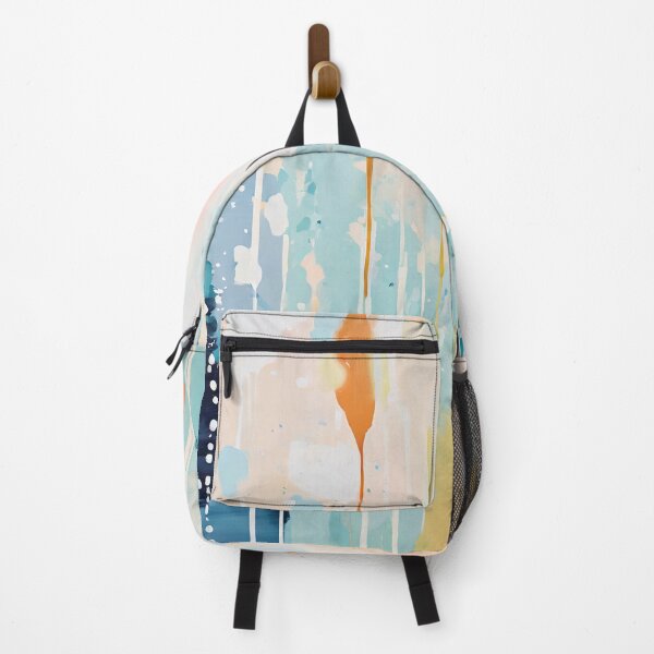 Item preview, Abstract Painted Turquoise Orange designed and sold by Cato99.