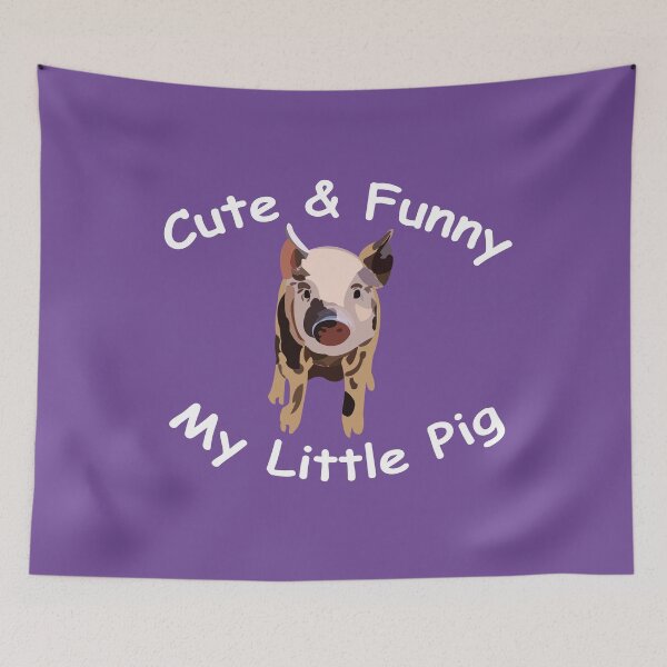 Item preview, Cute Funny Little Pig designed and sold by Nisha Prabhu.