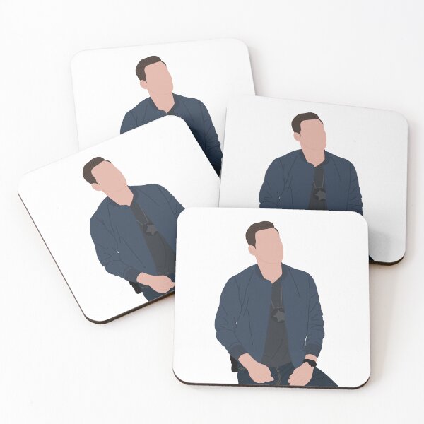 Item preview, Jay Halstead wering a blue jacket designed and sold by AnnesCreatives.