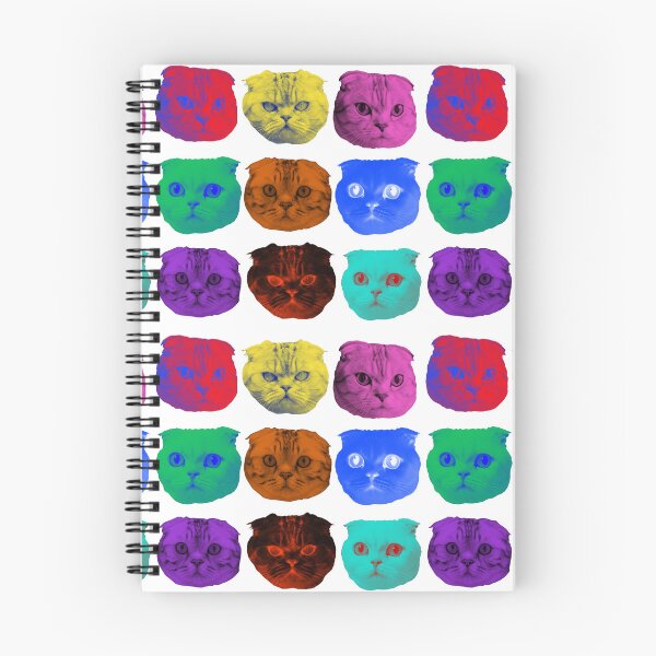 Item preview, Funny Disco Colors Cats, Funny Scottish Fold Cats designed and sold by Kondi-Art.
