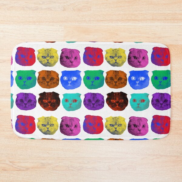 Item preview, Funny Disco Colors Cats, Funny Scottish Fold Cats designed and sold by Kondi-Art.