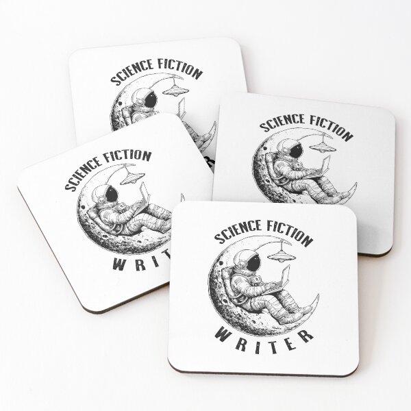 Item preview, Science Fiction Sci-fi Writer Author Astronaut Novelist Moon designed and sold by GrandeDuc.