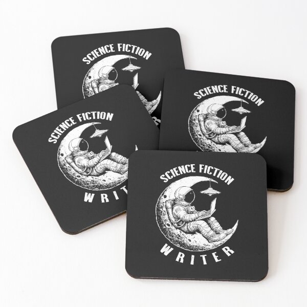 Item preview, Science Fiction Sci-fi Writer Author Astronaut Novelist Moon designed and sold by GrandeDuc.