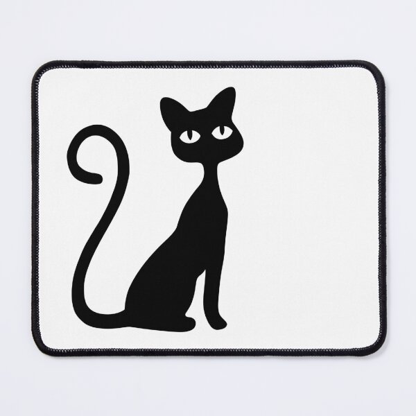Item preview, Creepy Black Cat Sitting Silhouette designed and sold by Carleah Unique.