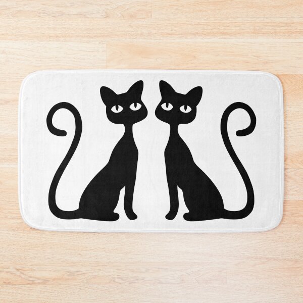 Item preview, Creepy Black Cat Sitting Silhouette designed and sold by Carleah Unique.