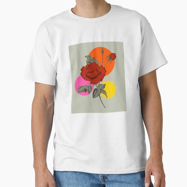 Rose and Circles Classic T-Shirt
