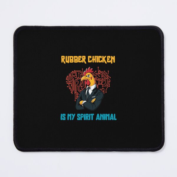 Item preview, Rubber Chicken Spirit Animal in Elegant Suit - Cartoon Style designed and sold by zax454.