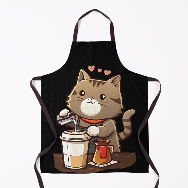 Item preview, Coffee Catz - Barista designed and sold by GloriousIdiot.