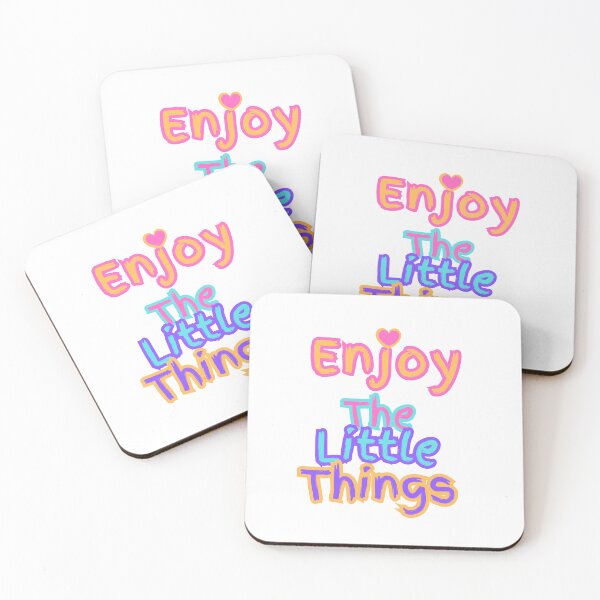 Item preview, Enjoy the little things  designed and sold by StikEmUp Stickers .