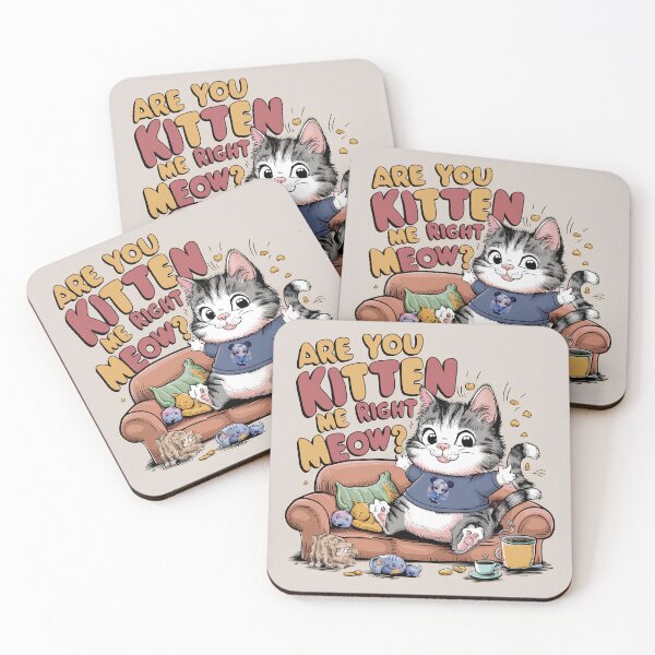 Item preview, funny kitten designed and sold by 5minArtStudio.