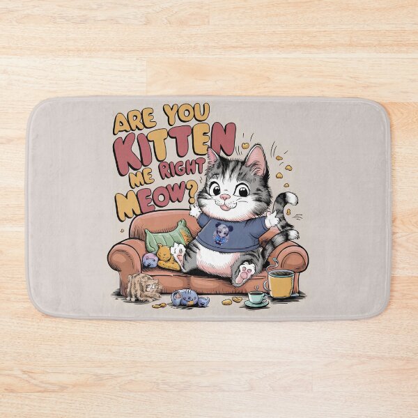 Item preview, funny kitten designed and sold by 5minArtStudio.