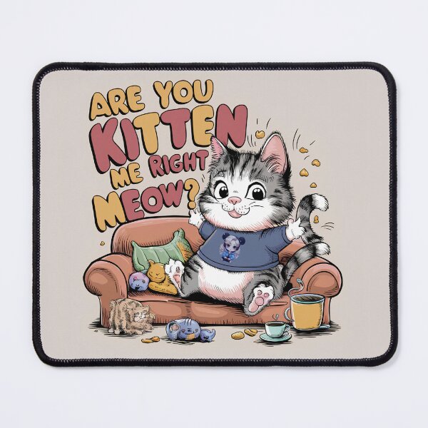 Item preview, funny kitten designed and sold by 5minArtStudio.