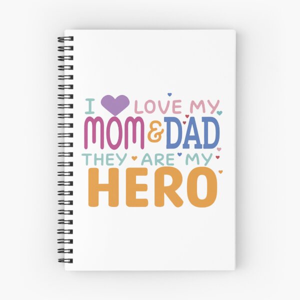 Item preview, "I Love my Mom and Dad they are my Hero" designed and sold by artistmagicshop.