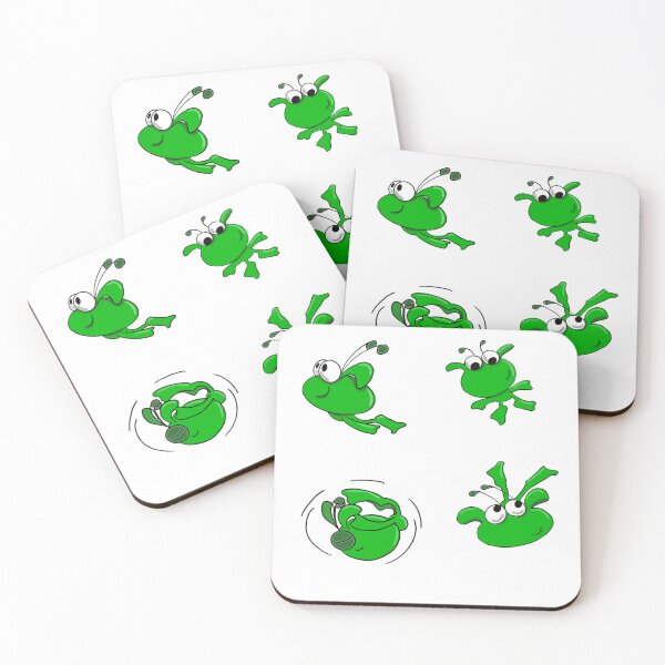 Item preview, Green Alien Happy Space Friends designed and sold by Albin1961.
